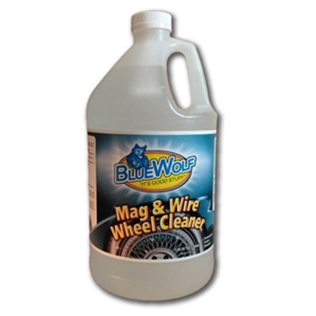 BLUE WOLF SALES & SERVICE Blue Wolf Sales & Service BW-WWCG Mag & Wheel Cleaner Bottle - 1 gal - Pack of 6 BW-WWCG